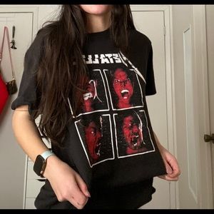 metallica graphic tee